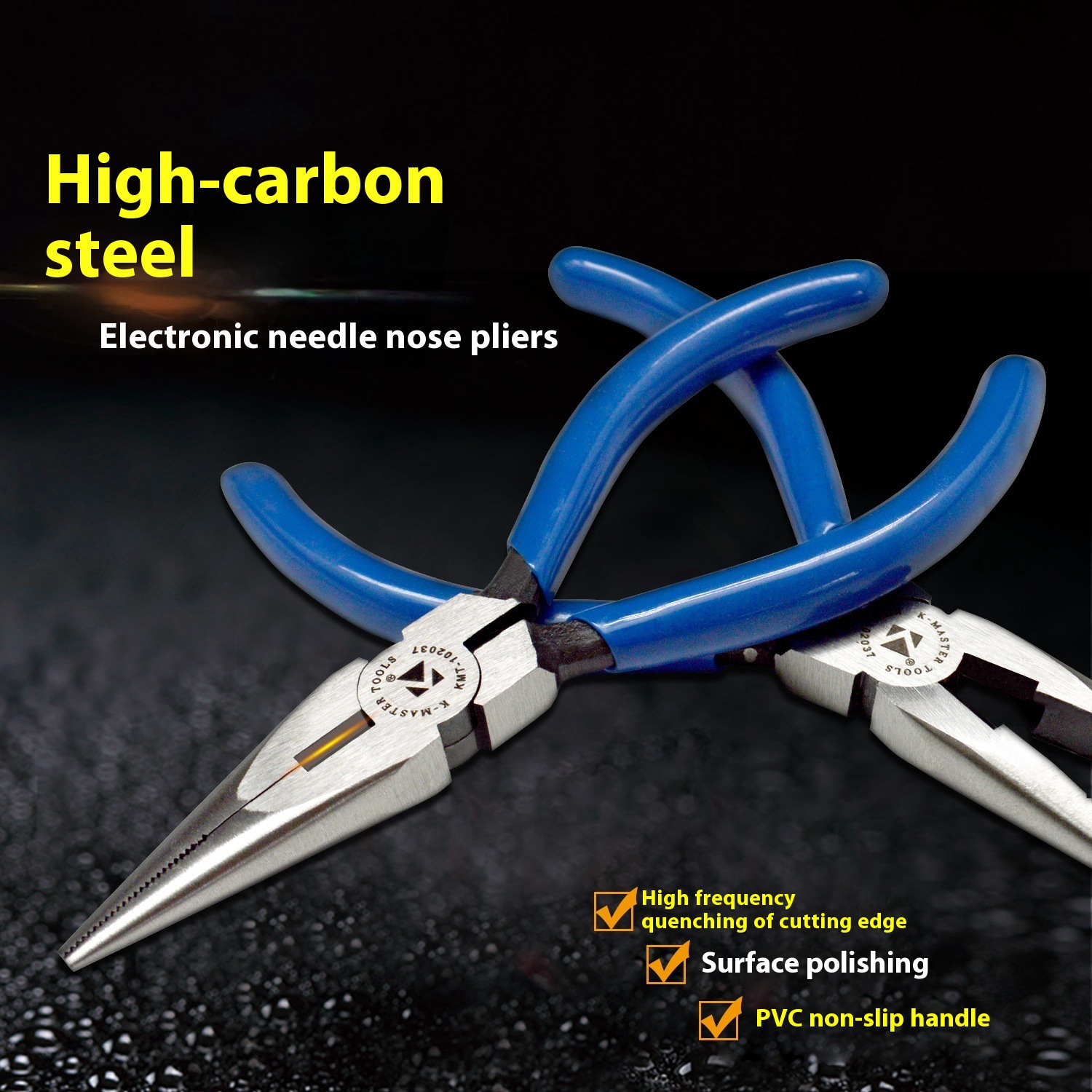 QR 102036  5 Inch Precision Needle nose  Pliers Long Nose Pliers Small Jewelry Pliers Craftsman Tools
