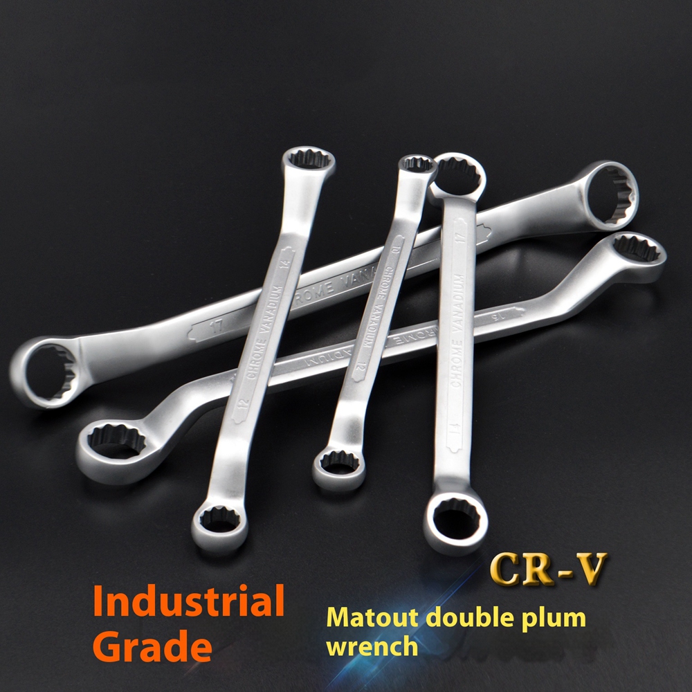 QR 13003 Chrome Vanadium Steel Double Offset Ring Wrench Torx Box Wrench