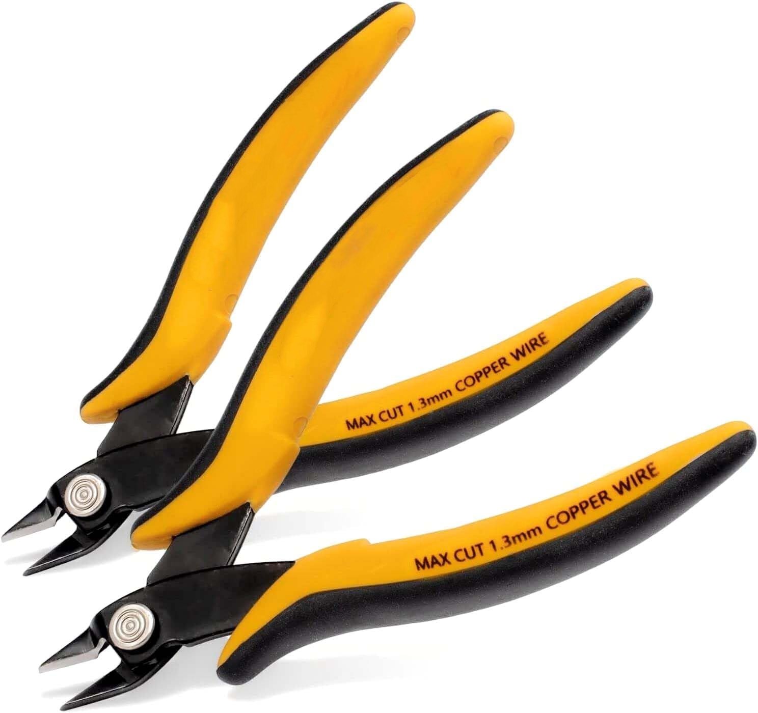 QR170020 Micro Flush Cutter Sharp Micro Wire Cutter Side Cutter Soft Rubber Handle
