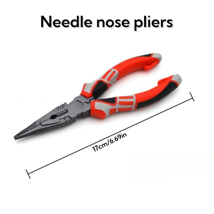 QR240003  Multi-function Long nose  pliers with Wire Cutter  6