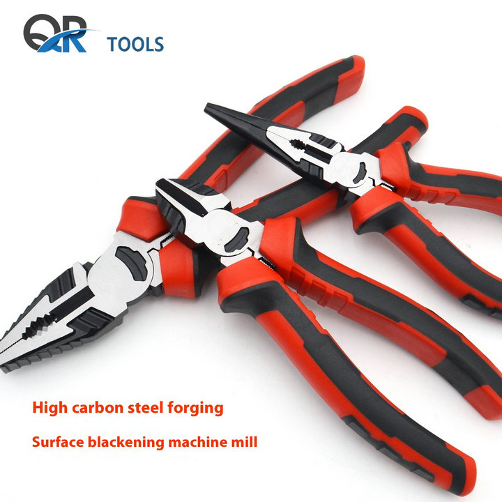 QR240001  6 / 8 Inch Multi functional Combination Wire Cutter Pliers 