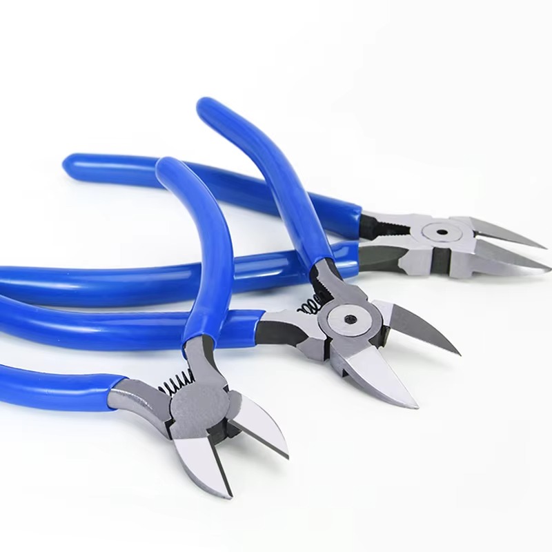 QR102034   6 inch Precision Flush Cutters  Sharp Wire Cutters for Crafting Side Cutters Wire Snips Spring