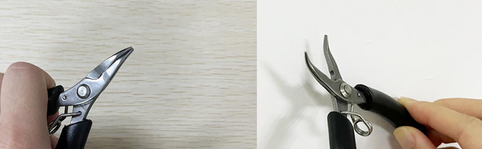 bent nose pliers